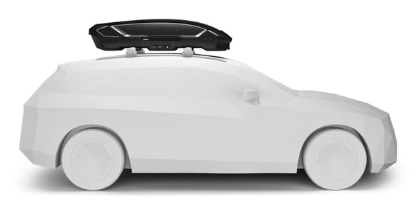Thule Motion 3 Sport Kova suksiboksi Musta