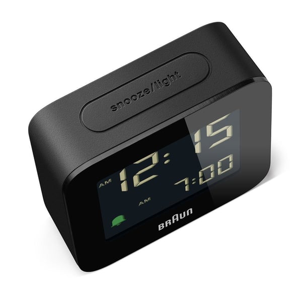 Braun BC08 Digital väckarklocka Svart