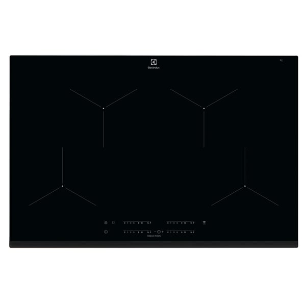 Electrolux EIT81443 Svart Inbyggd 80 cm Induktionshäll med zon 4 zone(s)