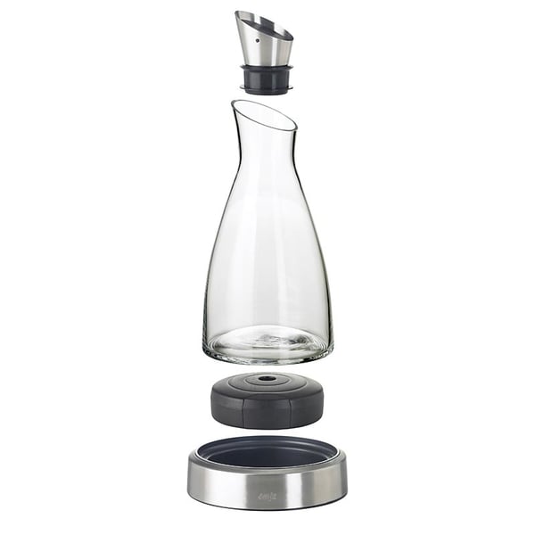 EMSA 505219 karaffel, kande & flaske 1 L Rustfrit stål, Transparent