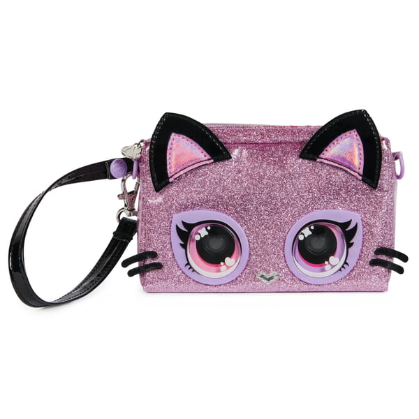 Purse Pets BAG INA PursePets Wristlet Kitty GML Sort, Lyserød Pige Lille håndtaske