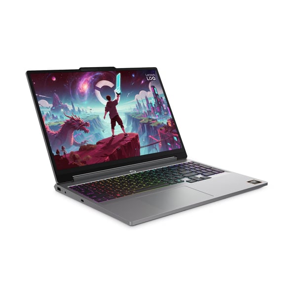 Lenovo LOQ 15AHP11 AMD Ryzen™ 7 250 Laptop 38,9 cm (15.3") WUXGA 16 GB DDR5-SDRAM 512 GB SSD NVIDIA GeForce RTX 5050 Wi-Fi 6 (802.11ax) Windows 11 Home Grå Italiensk