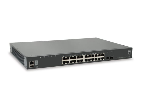 LevelOne GTL-2891 nätverksswitchar hanterad L3 Gigabit Ethernet (10/100/1000) Grå