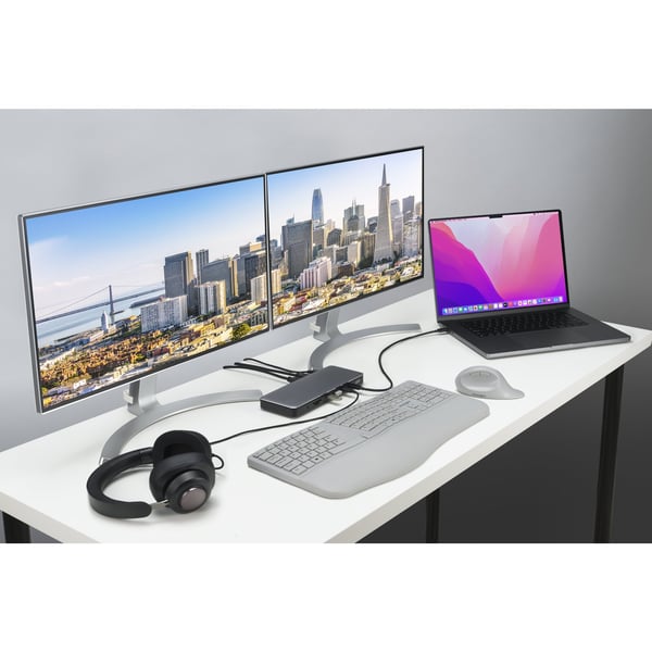 Kensington SD5760T - Dockingstation - USB-C / USB4 / Thunderbolt 3 / Thunderbolt 4
