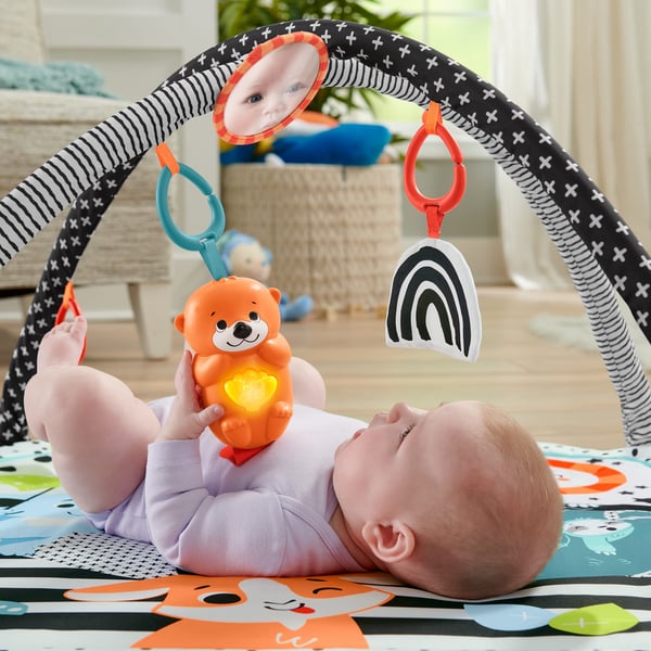 Fisher-Price 3-in-1 Music, Glow and Grow Gym-aktivitetslekmatta