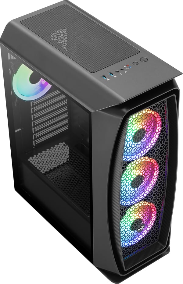 Aerocool Aero One Duo Midi Tower Svart