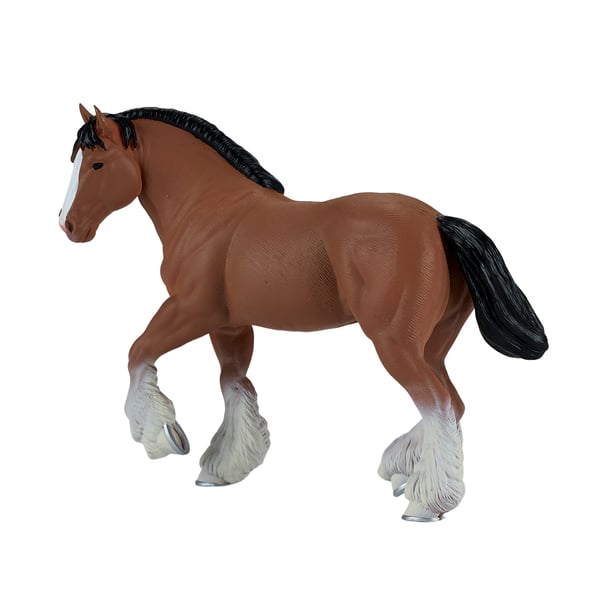 Mojo Fun Clydesdale Horse Brown