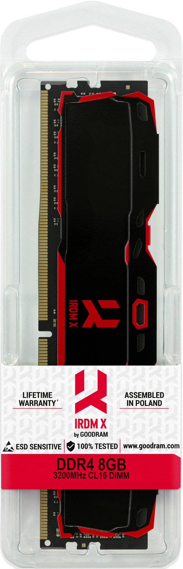 Goodram IRDM X muistimoduuli 8 GB 1 x 8 GB DDR4 288-pin DIMM