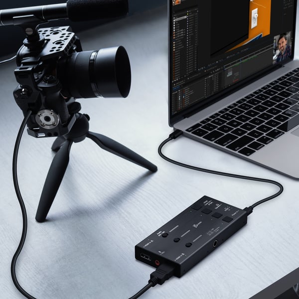 j5create JVA06-N Dubbelt HDMI™-videoinspelningskort