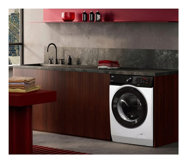AEG LR6A5E490 vaskemaskine Front-læsning 9 kg 1400 rpm Hvid