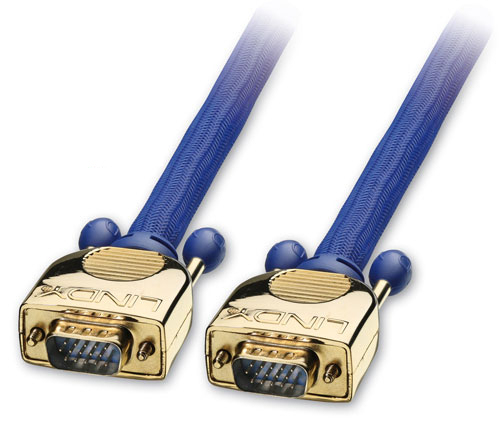 Lindy 15m Gold VGA Cable VGA kabel VGA (D-Sub) Blå Lindy 15m Gold VGA Cable VGA kabel VGA (D-Sub) Blå