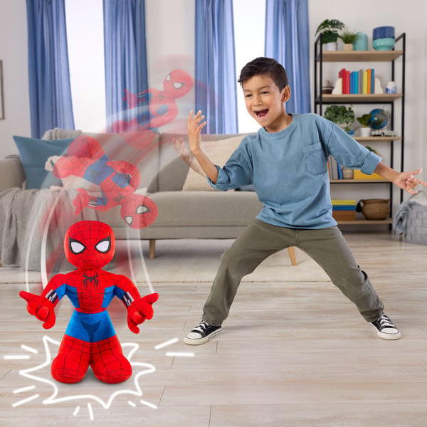 Mattel Marvel Flip & Quip Spider-Man Feature Plush