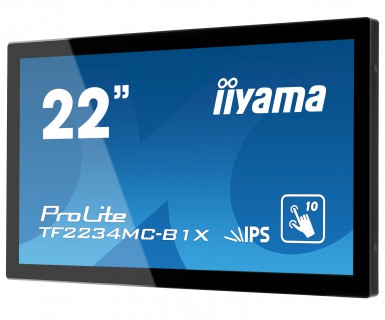 iiyama TF2234MC-B1X computerskærm 54,6 cm (21.5") 1920 x 1080 pixel Fuld HD LED Berøringsskærm Multibruger Sort