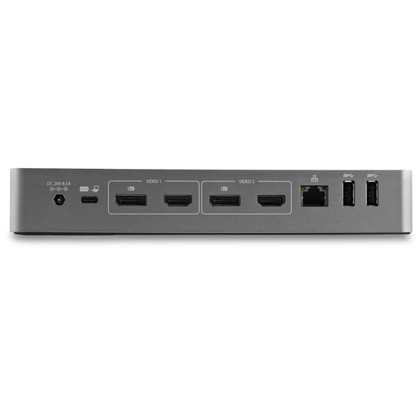 StarTech.com Universell dockningsstation för bärbara datorer med två 4K-bildskärmar - USB-C/USB 3.0 - 100W PD
