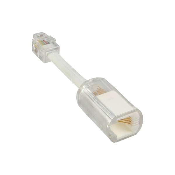InLine 18890 kabel kønsskifter RJ-10 Transparent