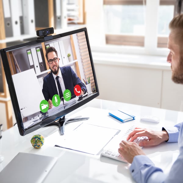 j5create JVCU100-N USB™ HD-webkamera med 360° drejning