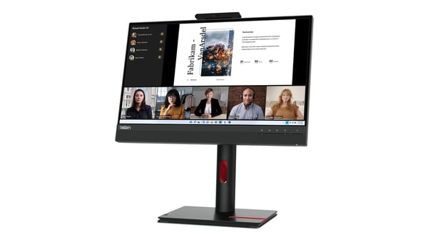 Lenovo ThinkCentre Tiny-In-One 22 Gen 5 computerskærm 54,6 cm (21.5") 1920 x 1080 pixel Fuld HD LED Sort