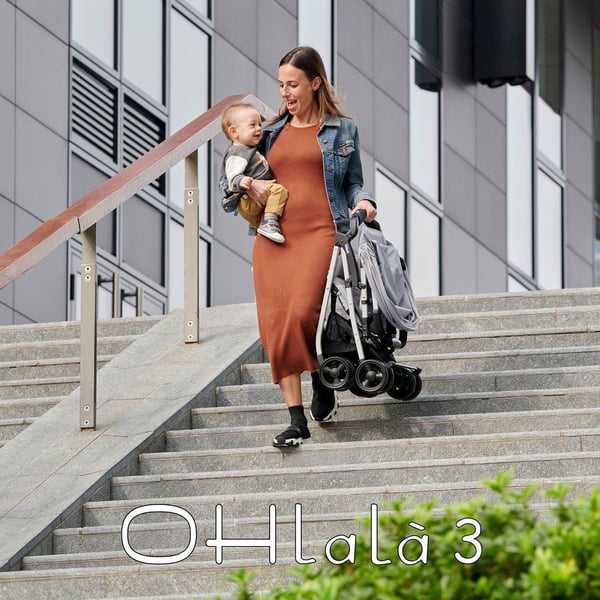 Chicco OHlalà 3 Lättviktsvagn 1 sittplatser Grå