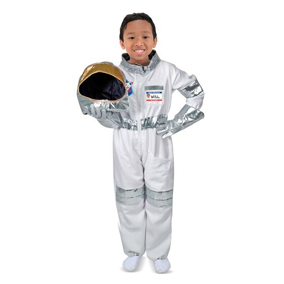 Melissa & Doug Astronaut Role Play Costume Set Maskeraddräkt Barn Unisex Uniform