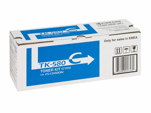 KYOCERA TK-580C värikasetti 1 kpl Alkuperäinen Syaani