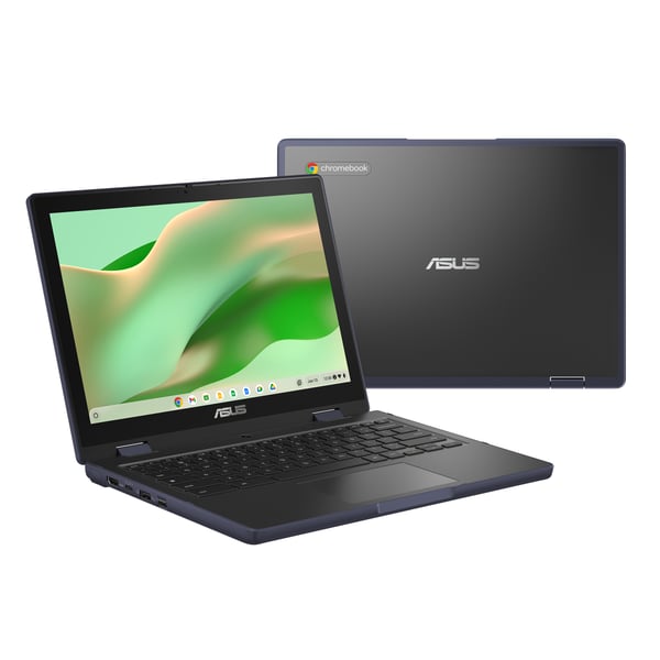 ASUS Chromebook CR12 Flip CR1204FTA-R90075 Intel® N N150 31 cm (12.2") Berøringsskærm WUXGA 8 GB LPDDR5-SDRAM 64 GB eMMC Wi-Fi 6 (802.11ax) ChromeOS Grå