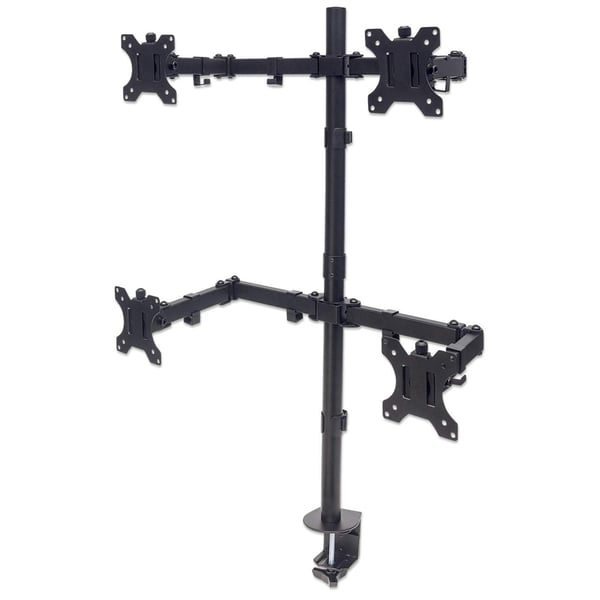 Manhattan 461566 monitorin kiinnike ja jalusta 81,3 cm (32") Vastaanotto Musta