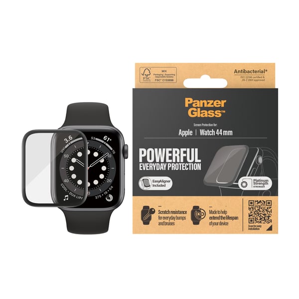PanzerGlass ® Apple Watch Series 4 | 5 | 6 | SE 44mm | Skærmbeskyttelse