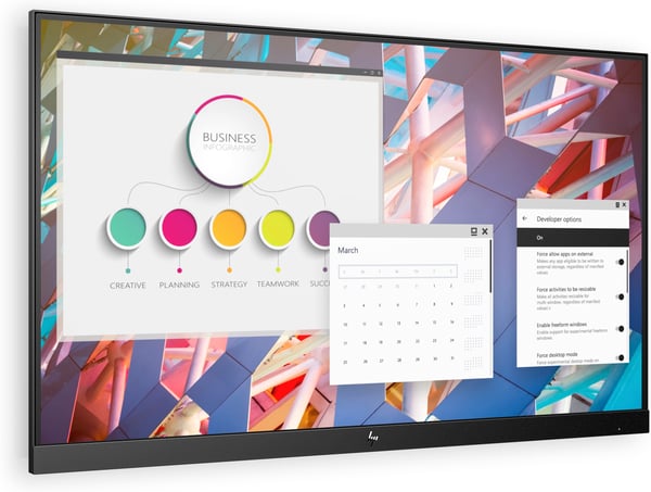 HP E24 G4 tietokoneen litteä näyttö 60,5 cm (23.8") 1920 x 1080 pikseliä Full HD Musta, Hopea