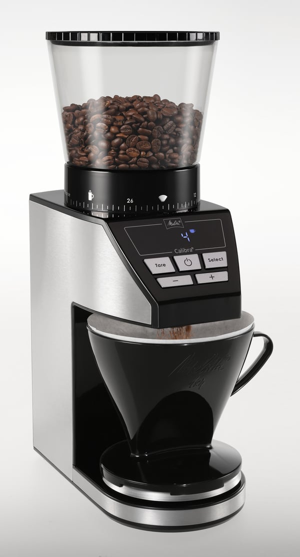 Melitta 1027-01 160 W Musta, Ruostumaton teräs