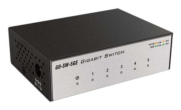 D-Link GO-SW-5GE netværksswitch Gigabit Ethernet (10/100/1000) Sort