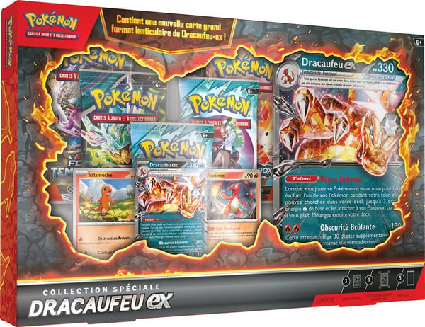 Asmodee Pokémon : Coffret Collection spé Dracaufeu-ex(5b) 10 min. Kortspil Samlerobjekt Asmodee Pokémon : Coffret Collection spé Dracaufeu-ex(5b) 10 min. Kortspil Samlerobjekt