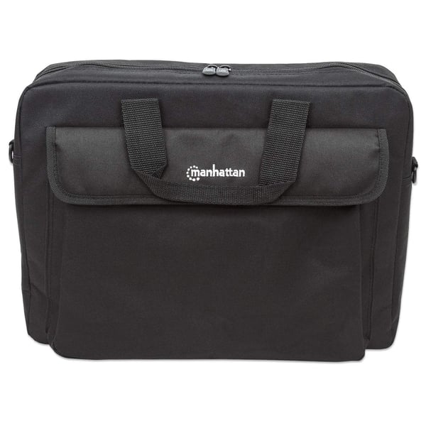 Manhattan 438889 taske og etui til laptop 39,6 cm (15.6") Mappe Sort