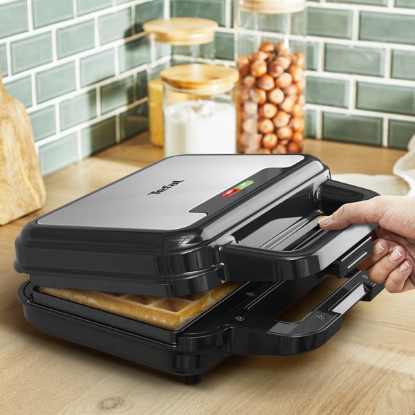 Tefal SW383D10 smörgåsgrill 700 W Svart, Rostfritt stål