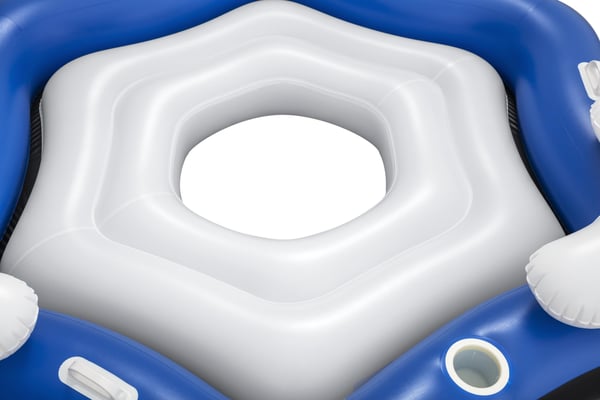 Bestway 43111 pool- och badmadrass Blå, Vit Mönstrad Vinyl Flytande ö