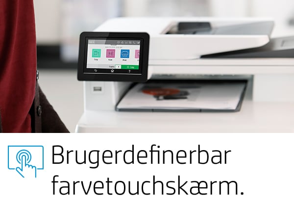 HP Color LaserJet Pro MFP M479fdw, Farve, Printer til Udskriv, kopiér, scan, fax, og send e-mail, Scan til e-mail/PDF; Tosidet udskrivning; 50-arks ukrøllet ADF