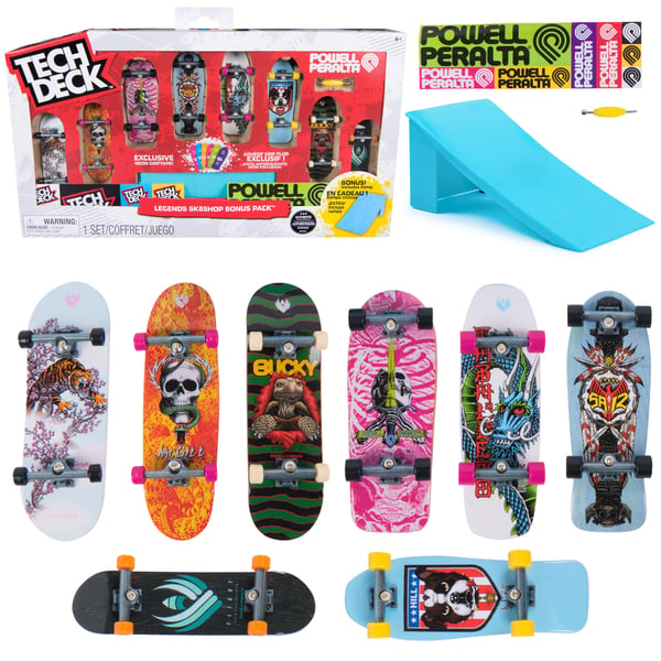 Tech Deck TED VHC PwllPrlt8pSyMmSsSsScFhBlTm GML Sormiskeittilautasarja