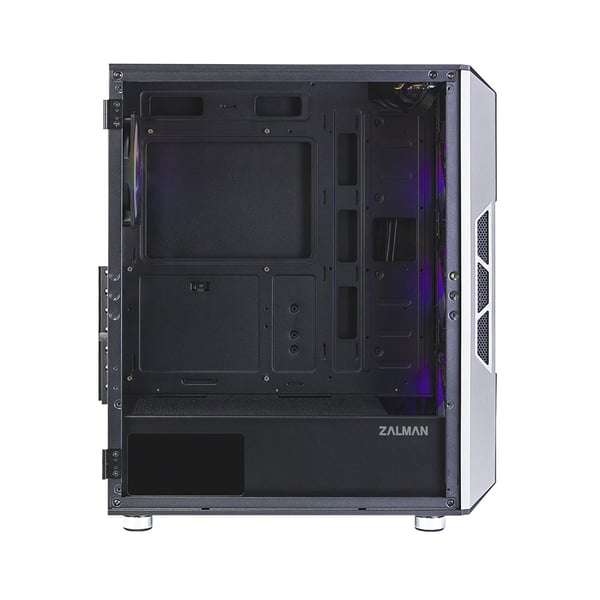 Zalman I3 Neo ATX Mid Tower PC Case Mesh front for efficient cooling Pre-installed fan 3 Midi Tower Musta