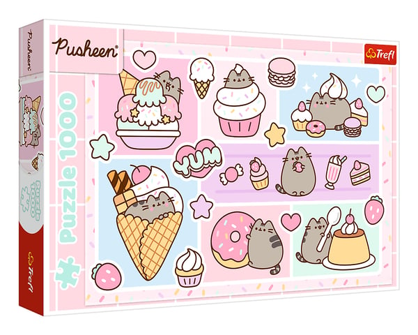 Trefl Pusheen Pussel 1000 styck Konst