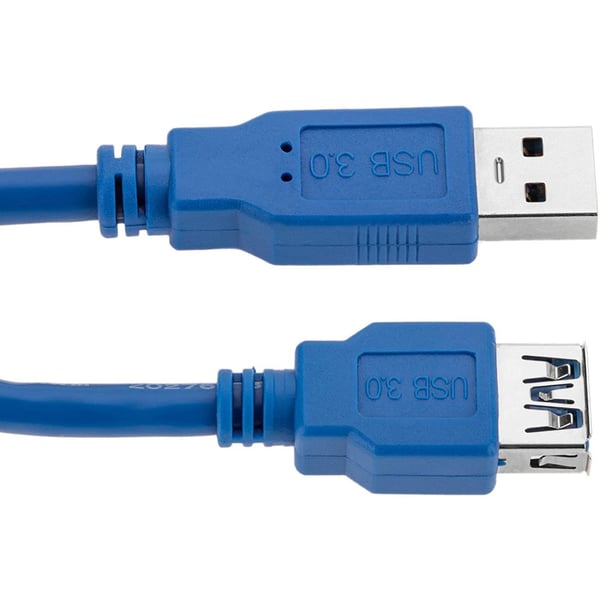Techly 3.0m USB 3.0 A M/F USB-kabel USB 3.2 Gen 1 (3.1 Gen 1) 3 m USB A 5 Gbit/sek. Blå