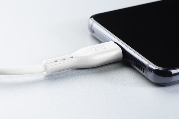 Cellularline 8018080373664 USB-kablar 3 m USB C 60 W Vit