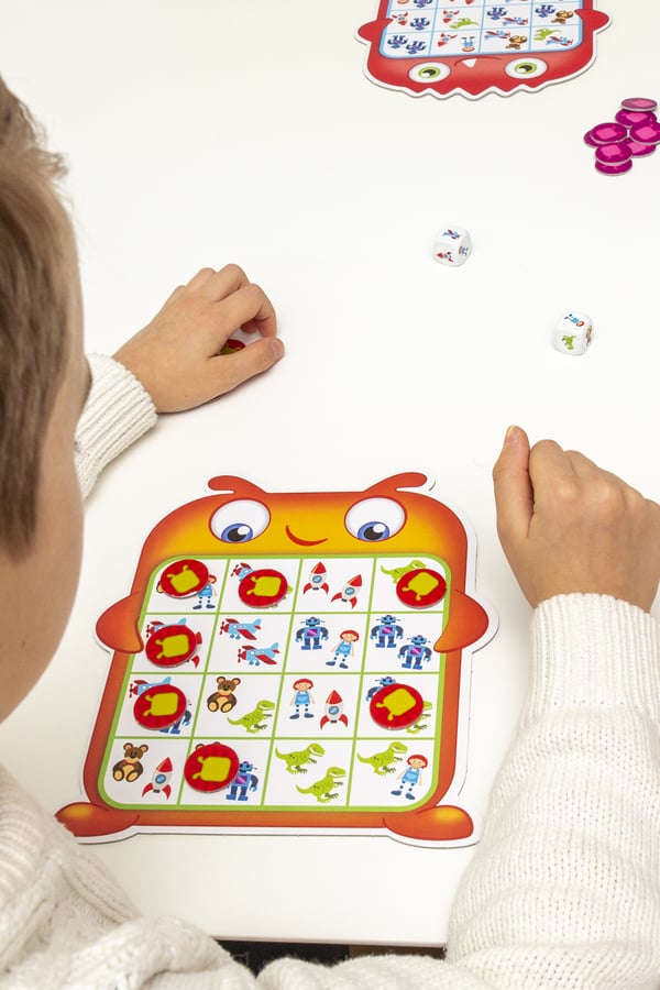 Monster Bingo - sjovt brætspil for børn 56309 TACTIC