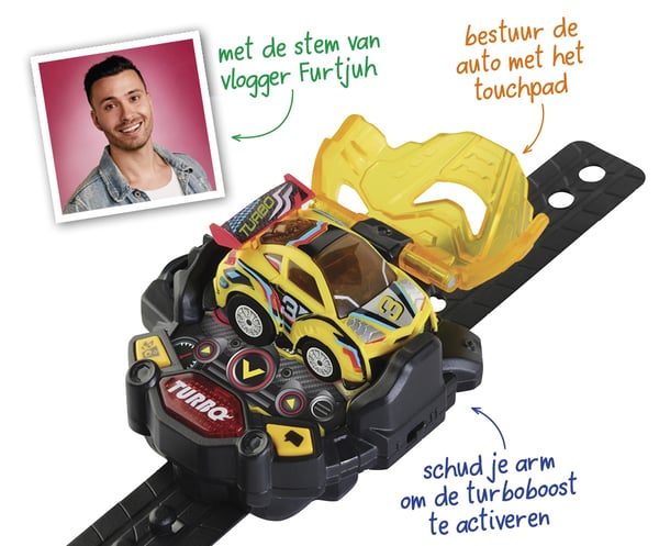 VTech Turbo Force Racers Gele Racer