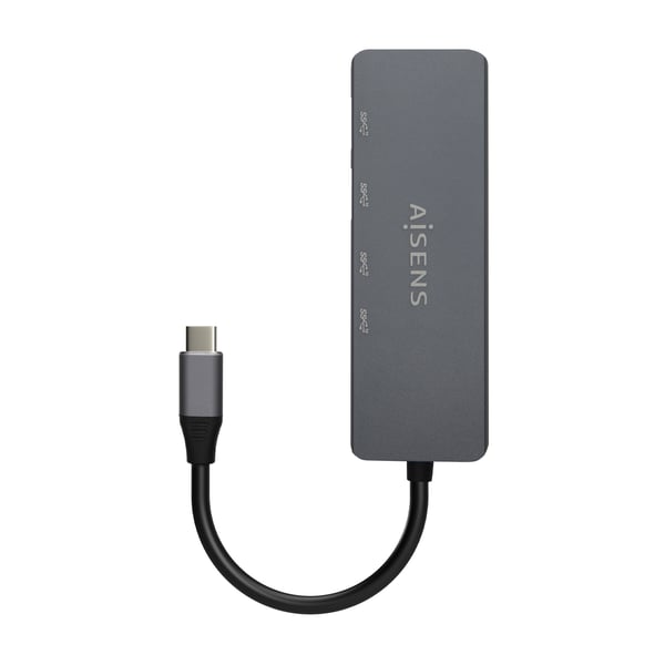 AISENS A109-0744 gränssnittshubbar USB 3.2 Gen 1 (3.1 Gen 1) Type-C 5000 Mbit/s Grå