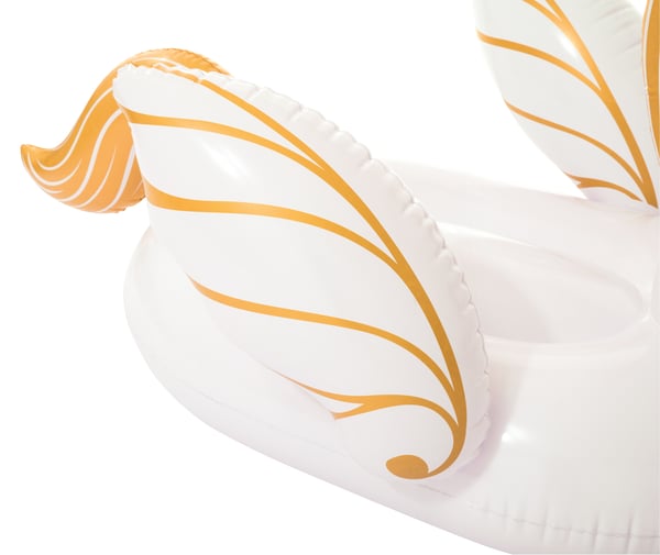 Bestway 41118 pool- och badmadrass Guld, Vit Vinyl Sittbadleksak