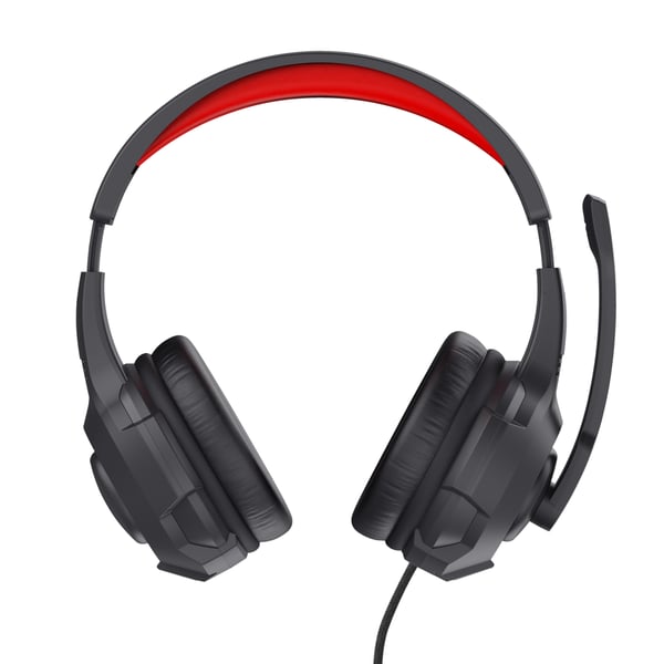 Trust 24785 hovedtelefoner/headset Ledningsført Spil Sort, Rød