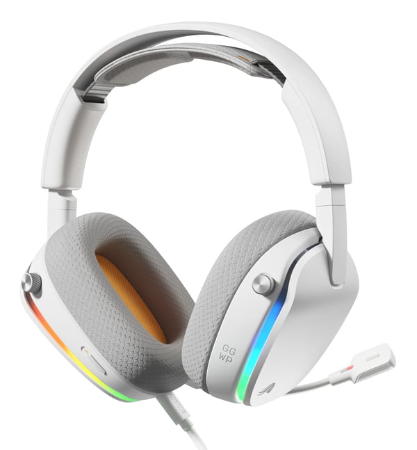 Glorious Gaming GHS Eternal RGB Kuulokkeet Langallinen Pääpanta Pelaaminen USB Type-C Valkoinen