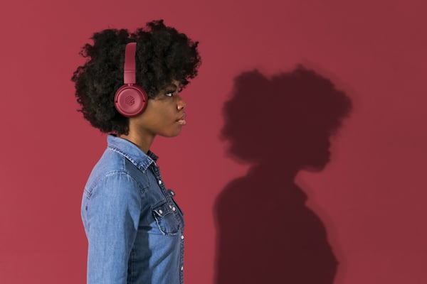 Music Sound 8018080468261 Headset Trådlös Huvudband Samtal/musik Bluetooth Röd