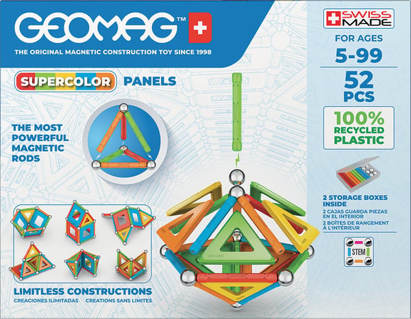 Geomag SuperColor Panels Recycled Neodymium magnet-legetøj