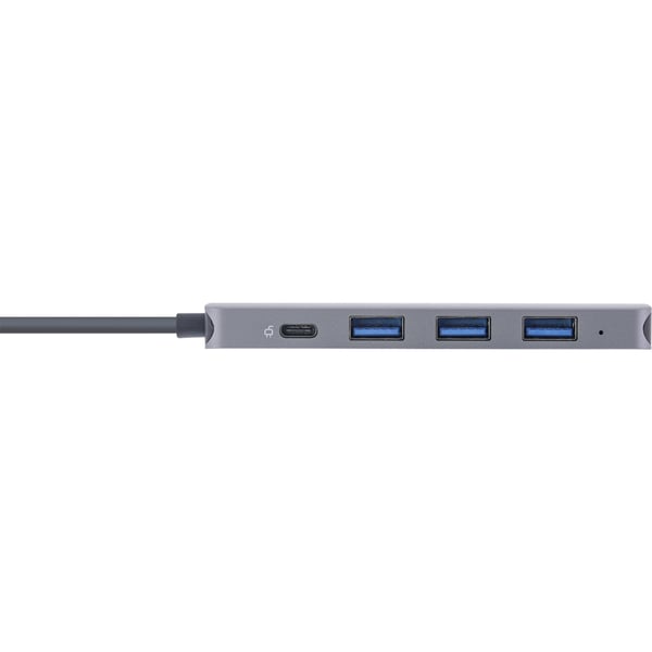 InLine 33271L interface hub USB 2.0 Type-C 5000 Mbit/s Grå