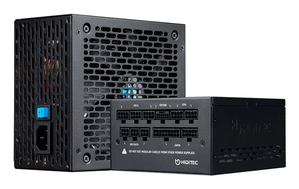 Hiditec GDX850 v3 80PLUS GOLD ATX 3.1 PCIe 5.1 enhed til strømforsyning 850 W 20+4 pin ATX Sort